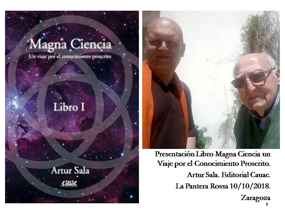 Presentación Libro Magna Ciencia La Pantera Rossa Zaragoza 10102018